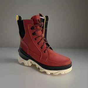 NWT Sorel Woman’s Lug Lace Up Boots 6.5 Waterproof - Picture 1 of 10