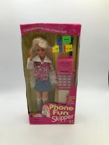 Barbie Phone Fun SKIPPER Puppe mit geheimer Überraschung Spieltelefon für DICH! 1995 - Bild 1 von 6