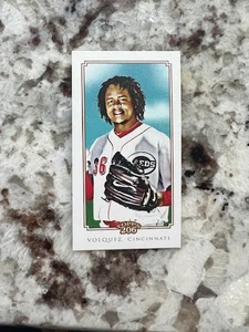 2010 TOPPS 206 PIEMONTE RETRO MINI CARD CINCINNATI REDS EDINSON VOLQUEZ #157 - Foto 1 di 2