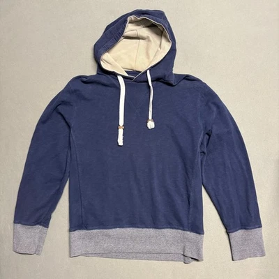 Jack Spade Blue Heathered Hoodie Size M Men's Pullover Cotton Sweatshirt Y046 - Image 1 of 4