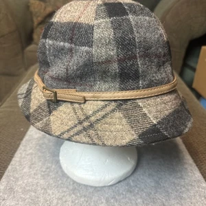 Barbour Bucket Winter Tartan Wollmütze Größe XL englischer Stoff von Moon - Bild 1 von 6