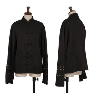 BLACK COMME des GARCONS China Button Stud Sleeve Poly Jacket Size S(K-158879) - Picture 1 of 12