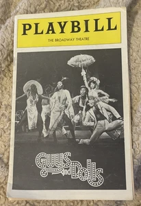 CHICOS Y MUÑECAS FEBRERO 1977 PLAYBILL THE BROADWAY TEATRO REGGIE JACKSON - Imagen 1 de 17
