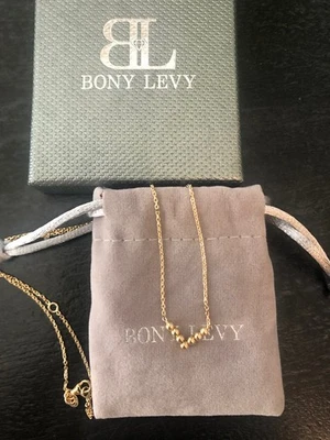 NUEVO COLLAR BONY LEVY ORO 14k  Foto 1 de 4