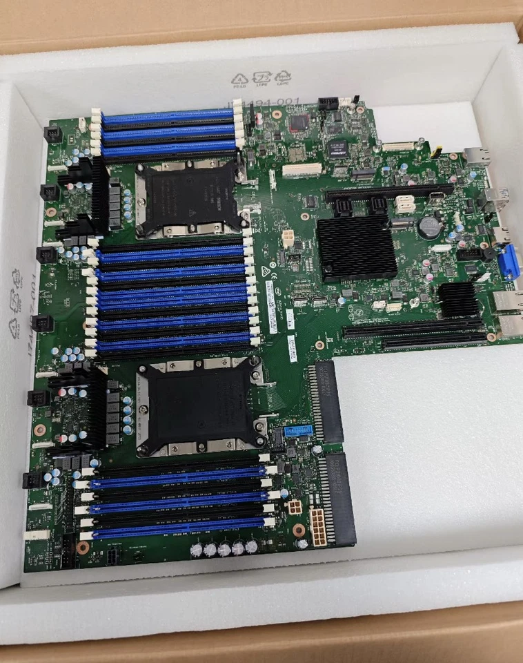 Intel S2600WF S2600WFTR H48104-xxx C628 Dual LGA3647 Socket P ATX Motherboard - Image 1 of 1