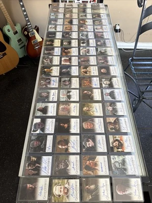GAME OF THRONES Rittenhouse Set Of 113 FULL BLEED AUTO SIGNED CARDS! GOT LOT! - Image 1 of 4
