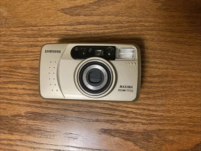 Пленочная камера Samsung Maxima Zoom 90GL 35 мм Point & Shoot протестирована без аккумулятора - Изображение 1 из 2