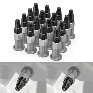 16PCS Spikes Wheel Lug Nuts For Yamaha Raptor Rhino Kodiak Grizzly Viking 700 - Picture 1 of 8