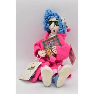 Maxine Muñeca de Peluche Bah Hum Bolsa Libro de Cuentos de Navidad Pijama Sello Caja de Zapatos 16" - Imagen 1 de 12