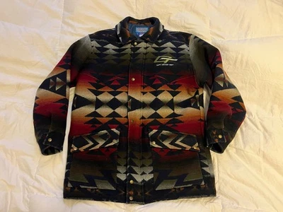 RARE M - Pendleton Wool Parka Jacket Insulated 3M Western Coat Full Zip Lined - Image 1 of 4