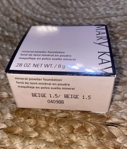 Mary Kay Mineral Powder Foundation - Beige 1.5 - Discontinued .28 OZ / 8 g NEW - Picture 1 of 2