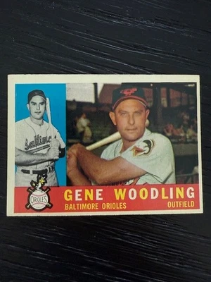 1960 Topps #190 Orioles Gene Woodling EXNM - Image 1 of 2