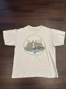 Vintage Tennessee Aquarium Chattanooga Souvenir T-Shirt Size Large - Picture 1 of 6