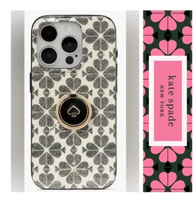 Anillo y funda Kate Spade Pala Flor Estabilidad iPhone 15 PRO NUEVO - Imagen 1 de 3