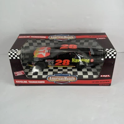 ERTL American Muscle Nascar #28 Davey Allison Havoline Texaco 1/18 New 7458 - Image 1 of 4