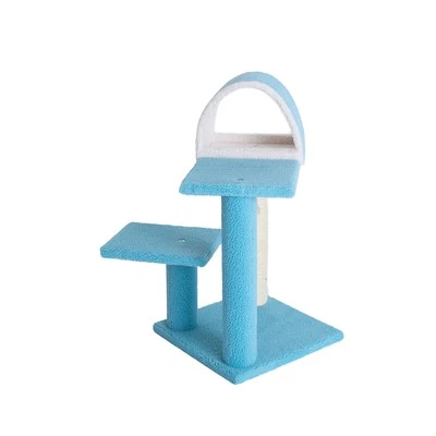 Cat Tree Armarkat B2903 Sky Blue Model 25 X 30 Condo Classic Pet Furniture - Image 1 of 4