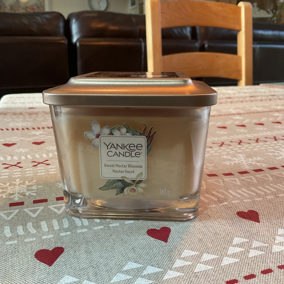 Yankee Candle Sweet Nectar Blossom Medium Elavation  3 wick 347g Candle  - Image 1 of 4