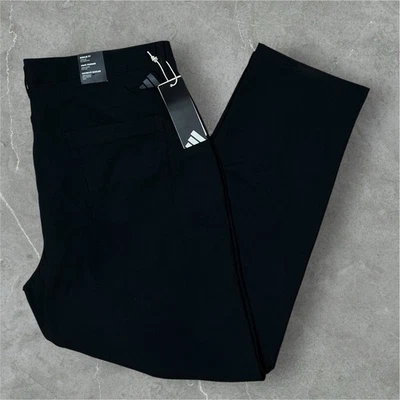NWT Adidas Men's 41x31 (40x32 Tag) Go-to 5-Pocket Regular Fit Golf Pants  Black - Image 1 of 4