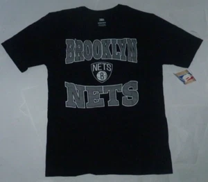 NEW NBA Brooklyn Nets Basketball T Shirt Youth Boys M 10 12 NEW NWT - Picture 1 of 1
