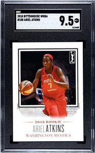 WNBA Rittenhouse Ariel Atkins Rookie 2018/500 SGC 9,5 Washington Mystics - Imagen 1 de 2