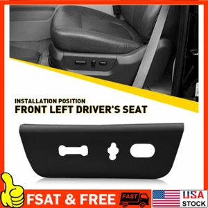 NEW For 11-16 Ford F-Super Duty Front Driver Seat Adjustment Bezel Trim Black - Picture 1 of 15