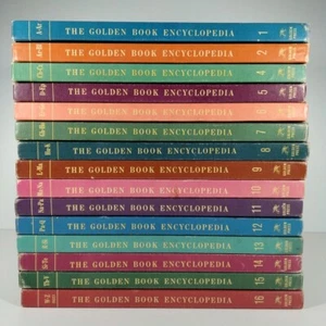 The Golden Book Encyclopedia Deluxe Edition Numbers 1 -2 / 4-16 VINTAGE 1959 - Picture 1 of 16