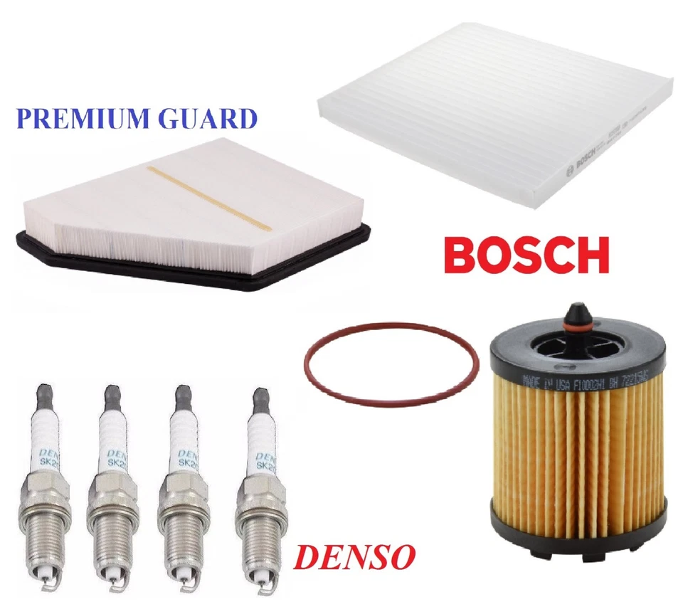 Tune Up Kit Filters Spark Plug For CHEVROLET EQUINOX L4 2.4L 2010-2017 - Image 1 of 1