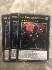 Yugioh 3x Playset Nummer 15: Gimmick-Marionette Riesenfleischwolf MP24-DE032 - Bild 1 von 1