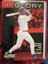 1998 COLLECTOR'S CHOICE COVER GLORY 5X7 MIKE PIAZZA LOS ANGELES DODGERS #4