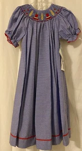 Silly Goose Smocked Dress for Girls Size 5 - Picture 1 of 4