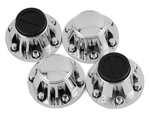 Traxxas 8164X Center caps, wheel (chrome) (front (2), rear (2)) (requires #82... - Picture 1 of 1