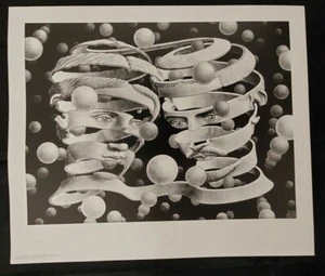 M.C. Cinta Escher sin extremo aprox 64 cm x 54 cm Cordon Art Poster Imagen / Bond of Union - Imagen 1 de 6