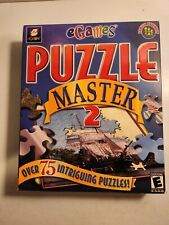 eGames Puzzle Master 2 CD-ROM Computer Game Brand New Factory Sealed Jewel Case