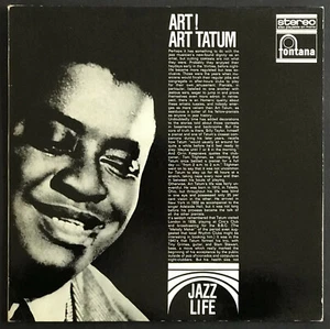 FONTANA vinyl LP ART! ART TATUM jazz life GANG O'NOTES CRYSTAL CLEAR - Foto 1 di 4