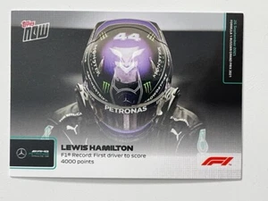 Topps Now 2021 Formel 1 Formula 1 F1 #056 Lewis Hamilton F1 4000 Points - Picture 1 of 1