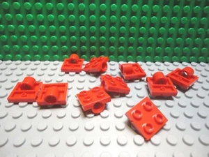 Lego 10 Targa Rossa 2x2 con Foro 1 Pin Auto Camion NUOVO - Foto 1 di 1