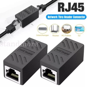 5PCS RJ45 Inline Extender Coupler Cat6 Cat7 Ethernet Network Adapter Joiner - Afbeelding 1 van 3