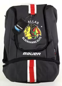 Bauer Custom Pro (Dallas Blackhawks)Backpacks-Black one size 19" Height - Picture 1 of 2