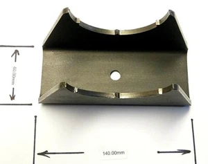 SCW Weld-On Rear Axle Spring Pad for Borg-Warner Axle Tube FREE SHIPPING - Picture 1 of 8