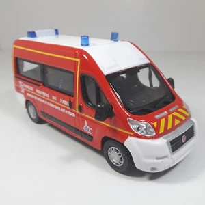 1/43	FIAT DUCATO POMPIER BOMBEROS FRANCIA BBURAGO - Foto 1 di 4