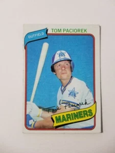TOM PACIOREK 1980 TOPPS BASEBALL CARD #481 SEATTLE MARINERS - Picture 1 of 2