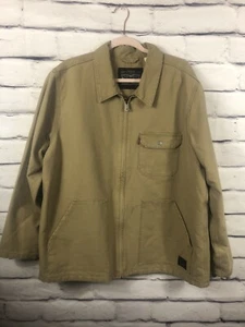 Levi's Mens Thermore Waller Canvas Work Coat / Jacket Size XL Tan - Picture 1 of 12