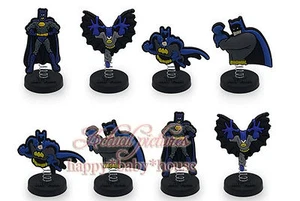 Batman Marvel Birthday Cake Topper (Set Of 8pc) 1/4" X 1-1/2" - Picture 1 of 1