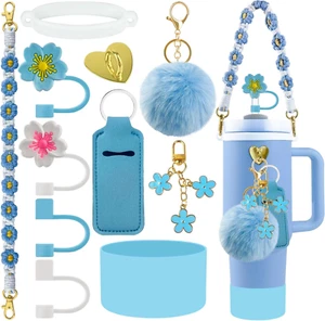 11 PCS Cup Accessories for Stanley Cup, Water Bottle Handle Strap for Stanley 30 - Picture 1 of 8