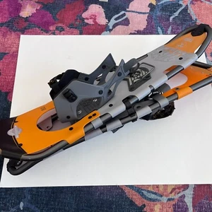 L.L. Bean Summit Trekker 30 Orange Gray Black Winter Snow shoes Tubbs NEW - Picture 1 of 6