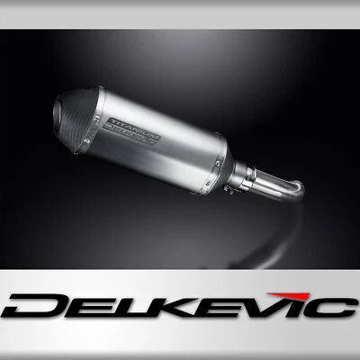 Suzuki SV650 2017-2024 Slip On 10" X-Oval Titanium Exhaust Muffler Kit - Image 1 of 4