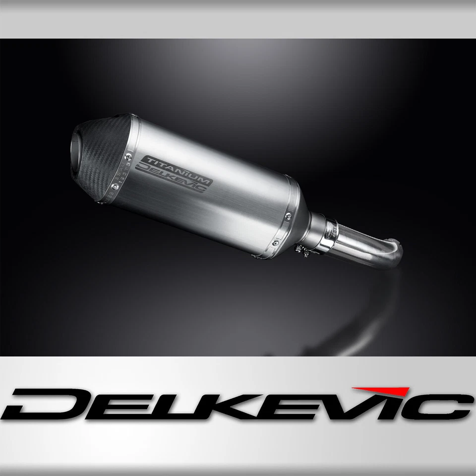 Kit silenciador de escape de titanio X-Oval 10" Slip On Suzuki SV650 2017-2024 Foto 1 de 4