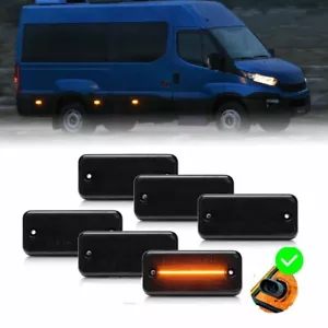 6X Luz de señalización lateral LED intermitentes laterales para Fiat Ducato Citroen Peugeot - Imagen 1 de 11