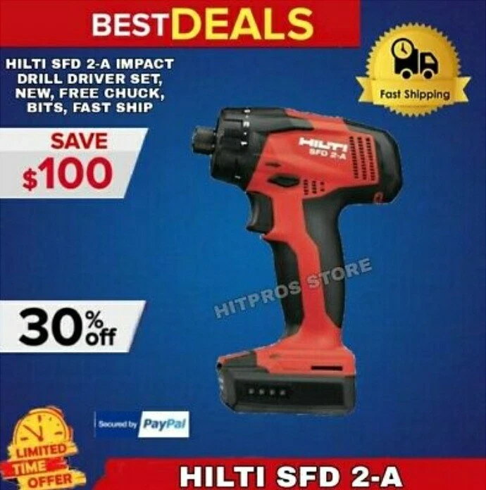 HILTI SID 2-A IMPACT DRILL DRIVER (BARE TOOL) FAST