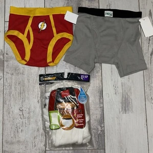 Hanes/Jurassic World/Justice League Flash Lot of 5 Pairs of Underwear size XS 4 - Picture 1 of 11